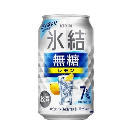 キリン 氷結 無糖 レモン 7％ 350ml×48本 2ケース チューハイ サワー 