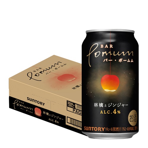 ＢＡＲ Ｐｏｍｕｍ バー ポームム 林檎とジンジャー 350ml×24本 長S