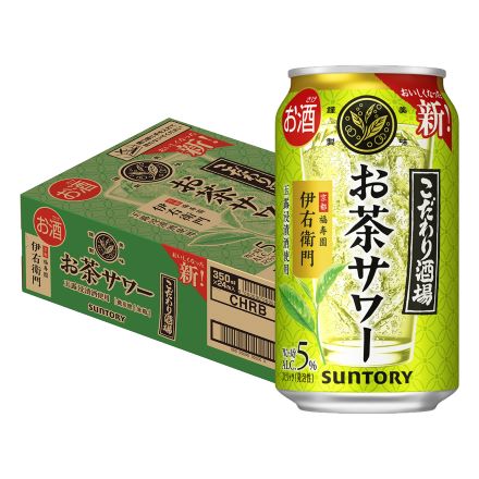 サントリー こだわり酒場のお茶サワー 伊右衛門 350ml缶×24本 長S