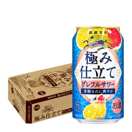 キリン 麒麟百年 極み仕立てグレフルサワー 350ml缶×24本 長S