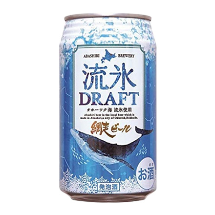 クラフトビール 網走ビール 流氷ドラフト 缶 350ml 24本 YF