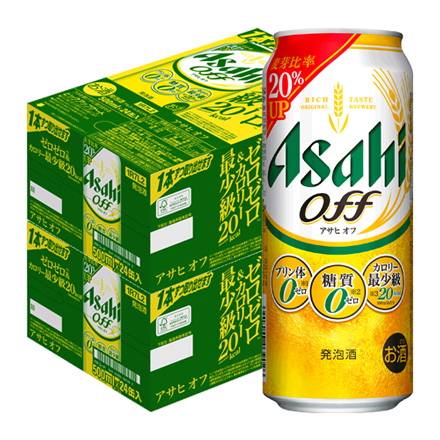 新 アサヒ オフ プリン体ゼロ・糖質ゼロ 500ml×48本