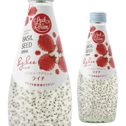 ラックサヤーム　バジルシードドリンク ライチ 290ml×24本