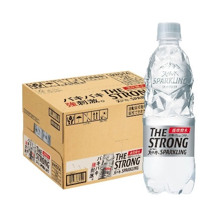 サントリー ザストロング天然水スパークリング 510ml×24本 1ケース 強炭酸 タンサン 長S