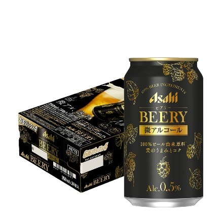 アサヒ ビアリー BEERY 350ml×24本 1ケース