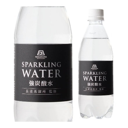 強炭酸水 長濱蒸溜所監修 SPARKLING WATER 500ml×24本 1ケース 炭酸 タンサン 長S