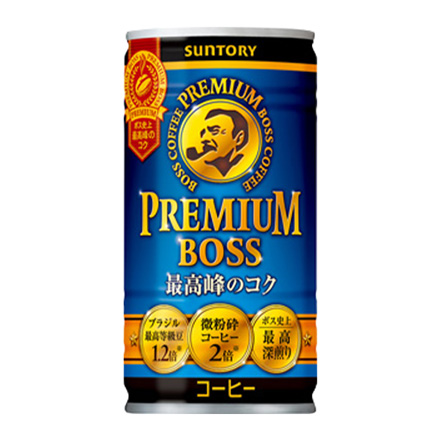 缶コーヒー ボス BOSS プレミアムボス 185g×30本 1ケース GLY