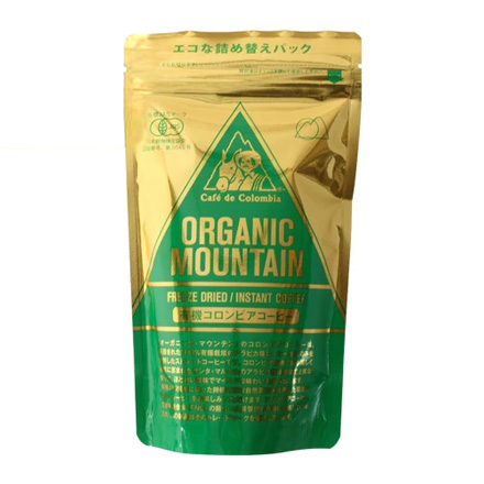 ダーボン オーガニックマウンテン 有機インスタントコーヒー 80ｇ×6袋 詰替用 有機 JAS ORGANIC 虎S