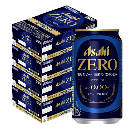 アサヒゼロ ノンアルコールビール 350ml×96本 4ケース