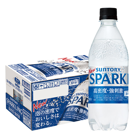 サントリー ザストロング天然水スパークリング 500ml×24本 RSL