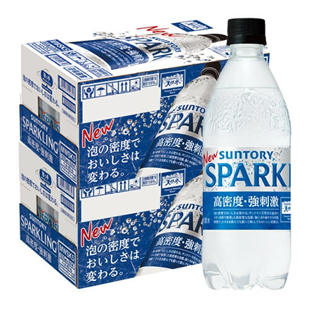 サントリー ザストロング天然水スパークリング 500ml×48本 RSL