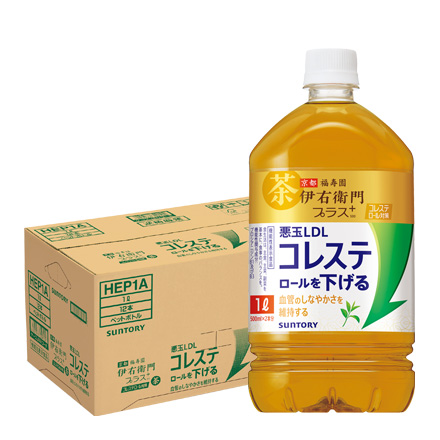 サントリー 伊右衛門プラス コレステロール対策 1000ml 12本 RSL