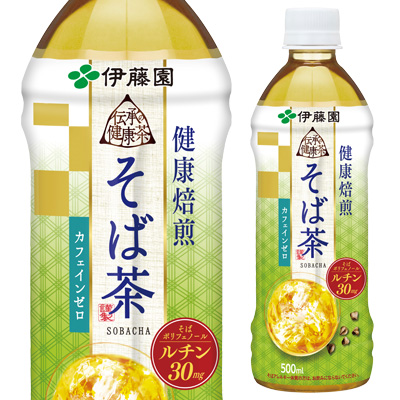 伊藤園 伝承の健康茶 健康焙煎 そば茶 ペットボトル 500ml×24本 RSL