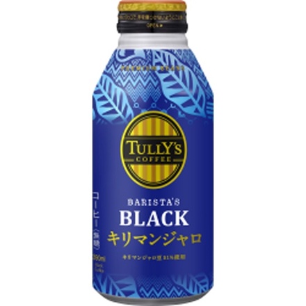 伊藤園 タリーズコーヒー バリスタズ ブラック キリマンジャロ ボトル缶 390ml×24本 1ケース GLY