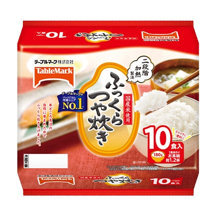 テーブルマーク ふっくらつや炊き 180g×10食入 4パック 計40食 RSL