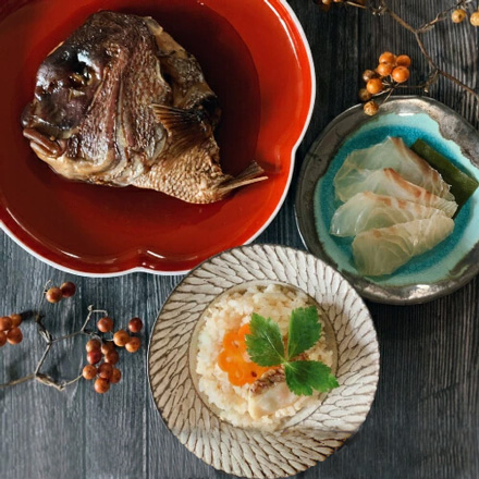 明石めで鯛や 鯛の食べ比べセット 鯛のかぶと煮 鯛の昆布〆 鯛めしセット 兵庫 明石 お取り寄せ ギフト 贈答 冷凍 クール代込 産地直送 明石めで鯛や(産直)