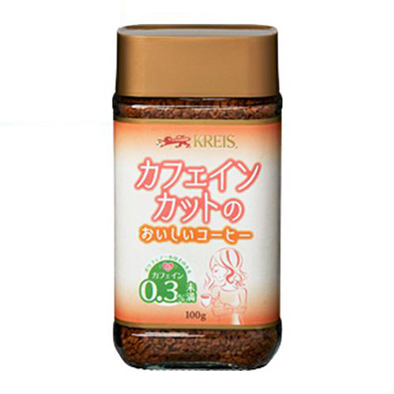 クライス カフェインカットのおいしいコーヒー 瓶 100g×12個 デカフェ 虎S