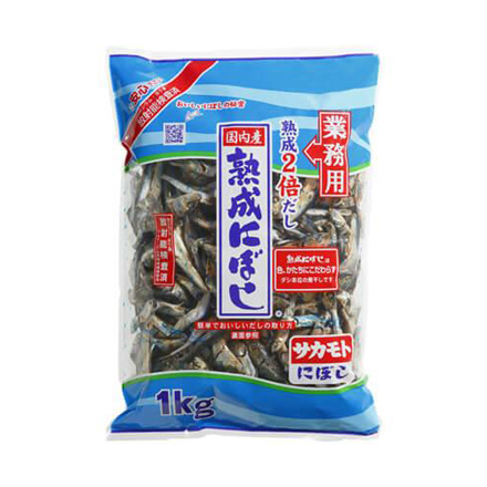 サカモト 熟成煮干し 1kg ×8袋 サカモト 煮干 熟成にぼし 化学調味料無添加 業務用 RSL