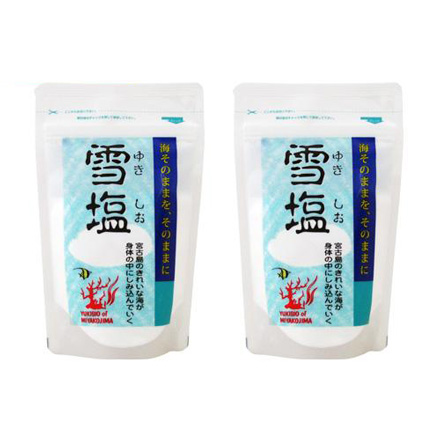 雪塩 60g×2袋 パウダータイプ スタンドパック 密封チャック付き 虎S