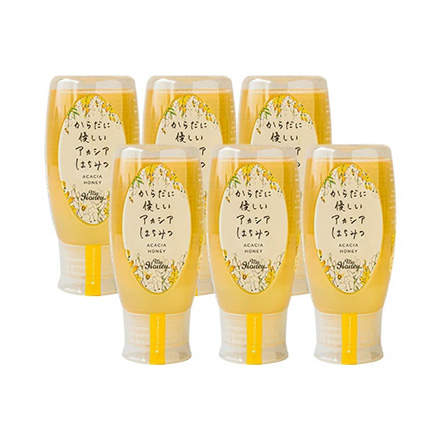 マイハニー からだに優しいアカシアはちみつ チューブボトル 500g×6本 虎S