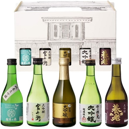 日本酒 大吟醸 飲み比べ セット 300ml 5本 酒 清酒 大吟醸酒 長S