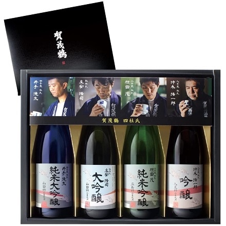 賀茂鶴 四杜氏 プレミアム 飲み比べセット 720ml×4本 賀茂鶴酒造 広島県 日本酒 清酒 大吟醸 原酒 純米大吟醸 長S