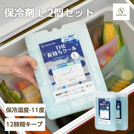 BreezeTime 保冷剤 L ２個セット アウトドア レジャー 災害 停電 キャンプ