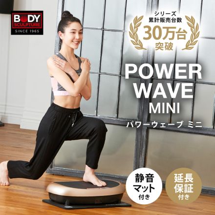振動マシン パワーウェーブミニ 振動ボード ボディスカルプチャー