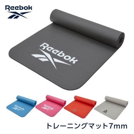 リーボック Reebok トレーニングマット 7mm ブラック TKS91RB059