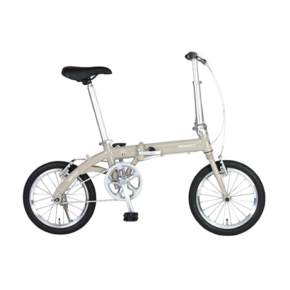 自転車 折り畳み自転車　RENAULT ルノー LIGHT8Ver.16 ライト8 バージョン16 ベージュ