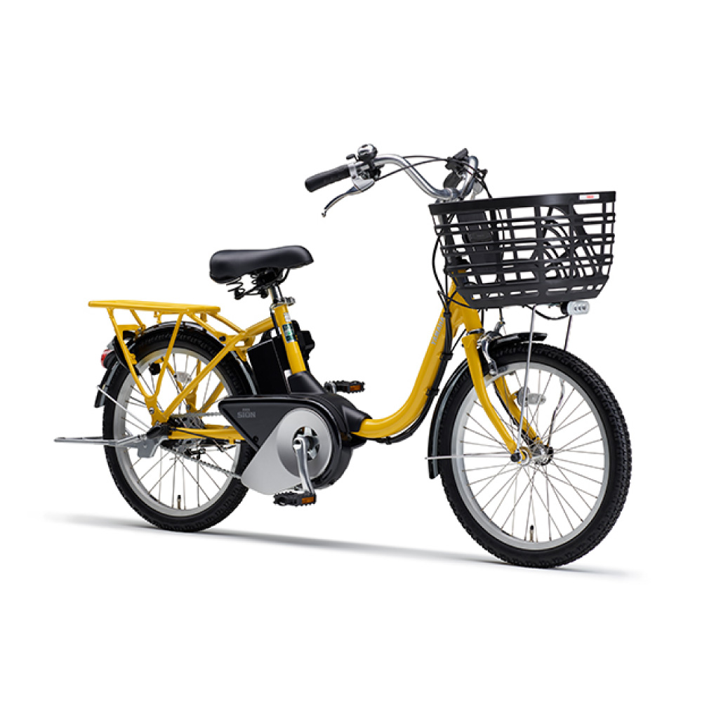 電動アシスト自転車 YAMAHA ヤマハ 2025年モデル PAS SION-U パスシオンユー PA20SU グロススモークイエロー 20インチ