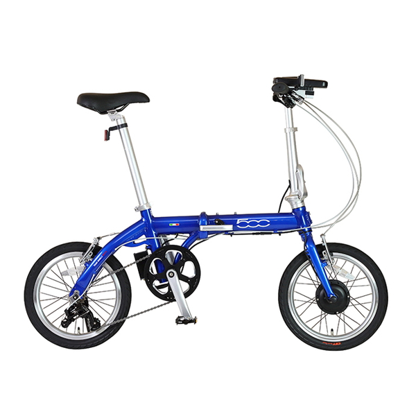 GIC電動折り畳み自転車 フィアット500 AL-FDB163S-E(BAA) ブルー １６インチ