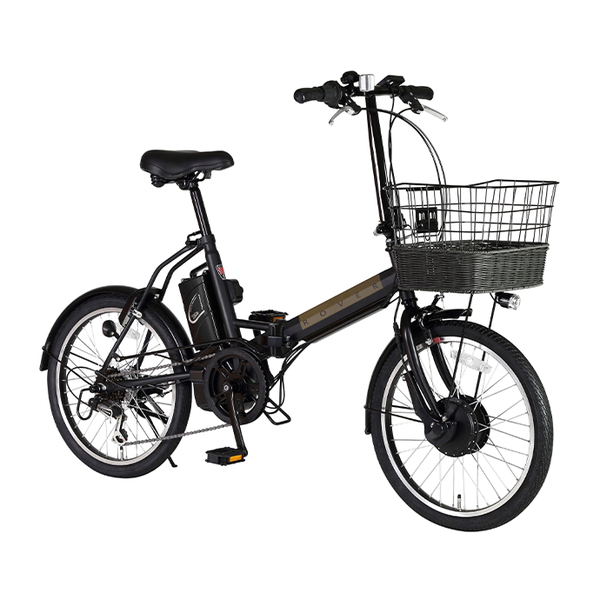 GIC電動折り畳み自転車 ROVER CHESTAR FDB206E ブラック ２０インチ