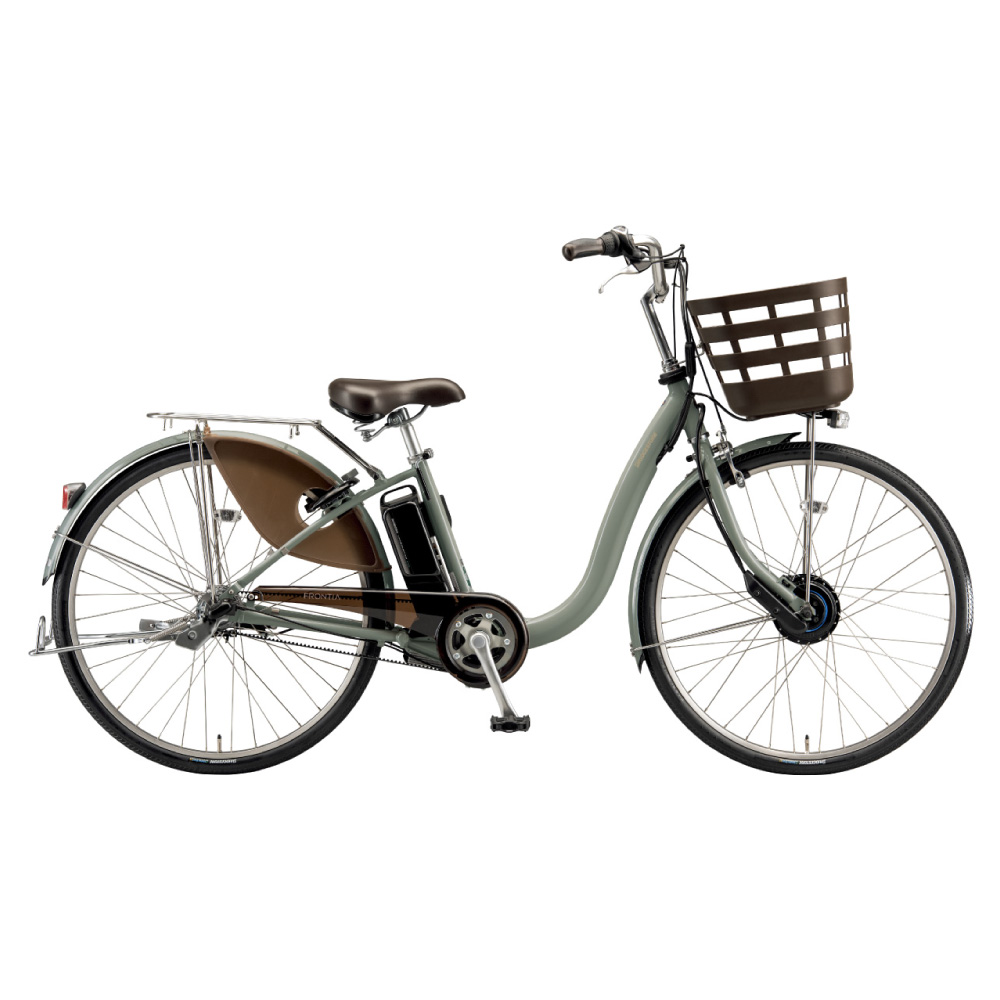 ブリヂストン 電動自転車 2025年モデル フロンティアDX F4DB45 M.Xソフトカーキ 24インチ