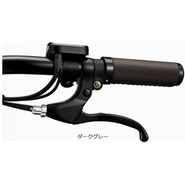 訳あり ブリジストン ビッケシリーズ専用ハンドルバー HG-BKL2-DG　2個セット ダークグレー