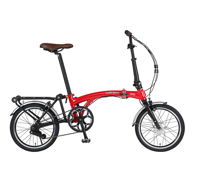 GIC折りたたみ電動自転車 24年モデル THARRY QUINN PORTABLE E-BIKE　レッド