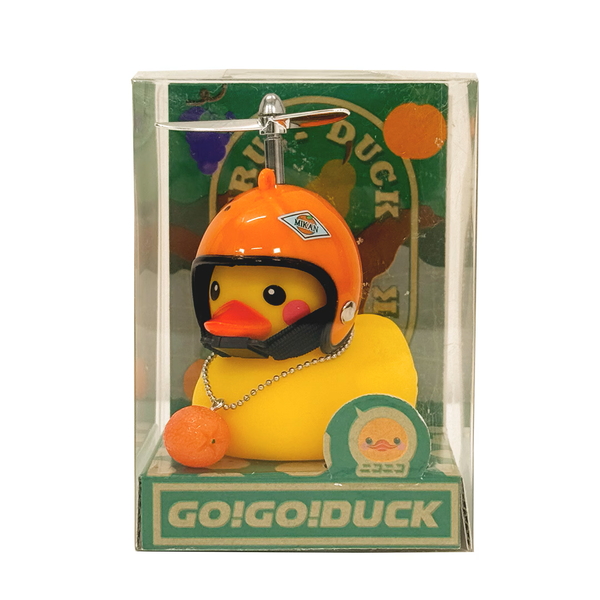 アサヒサイクルライト+ホーン GO!GO!DUCK! W08175 オレンジさん