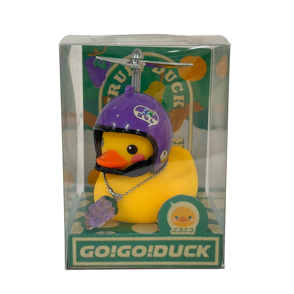 アサヒサイクルライト+ホーン GO!GO!DUCK! W08176 ブドウさん