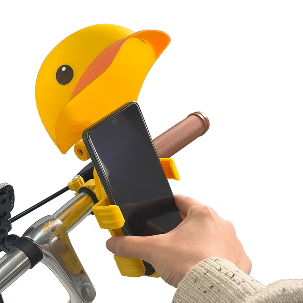 アサヒサイクル スマホホルダー GO!GO!DUCK! W41047 アヒル