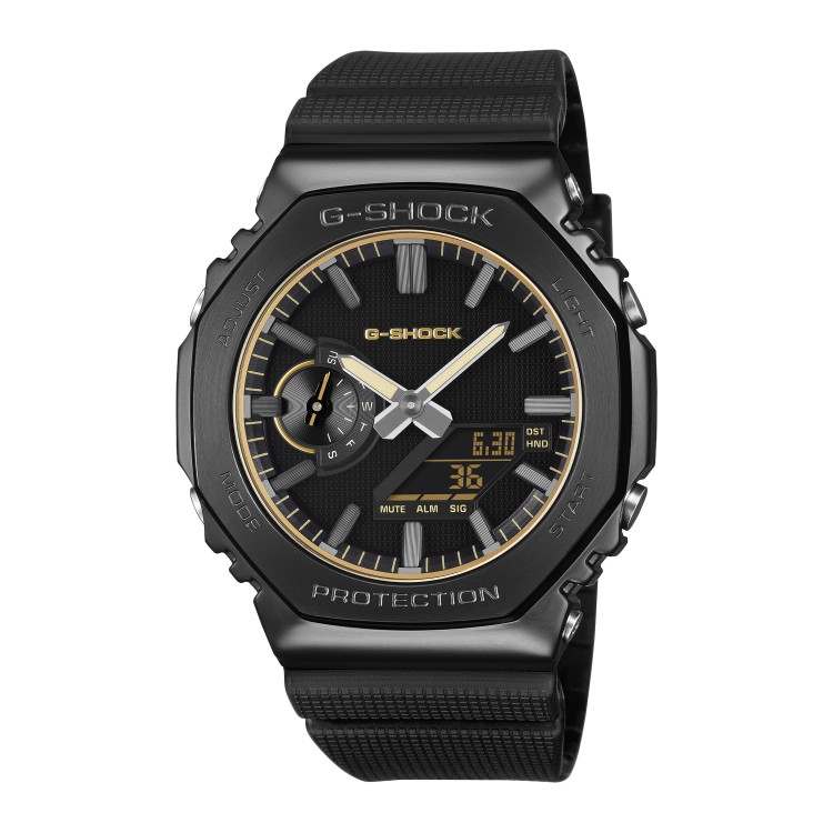 カシオ G-SHOCK メンズ GM-2100LXB-1A9JF LUXE BLACK ブラック×ゴールド