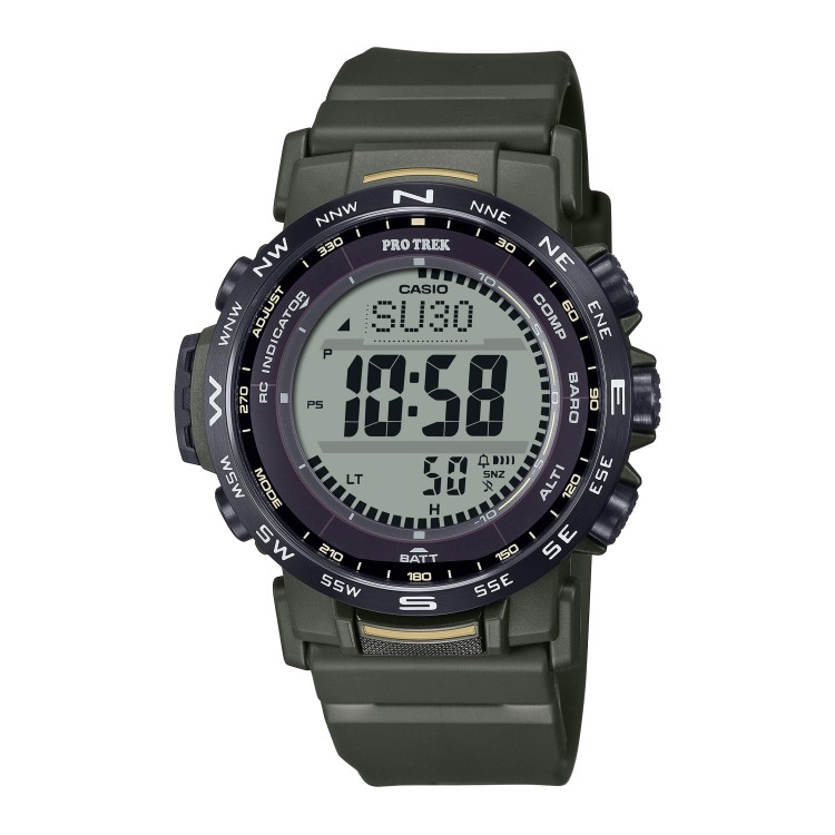 CASIO カシオ PRO TREK プロトレック Climber Line クライマーライン PRW-35Y-3BJF Earth Color テーマ タフソーラー 電波 トリプルセンサー メンズ 腕時計