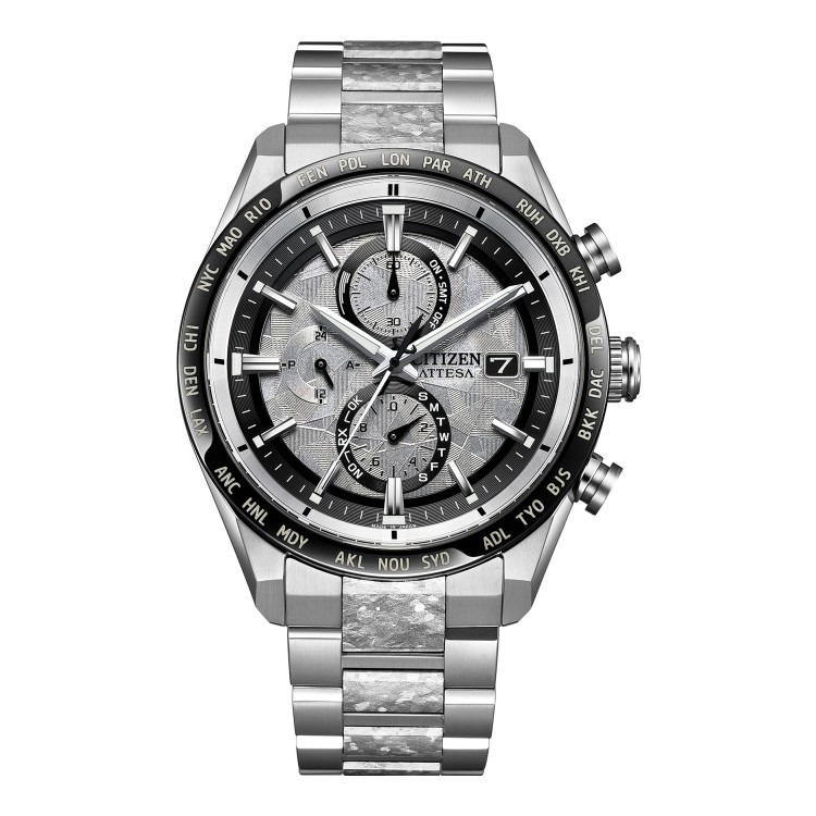 CITIZEN シチズン ATTESA アテッサ AT8284-61A メンズ 腕時計 エコ・ドライブ 電波ソーラー ダイレクトフライト デュラテクト サファイアガラス クロノグラフ 10気圧防水