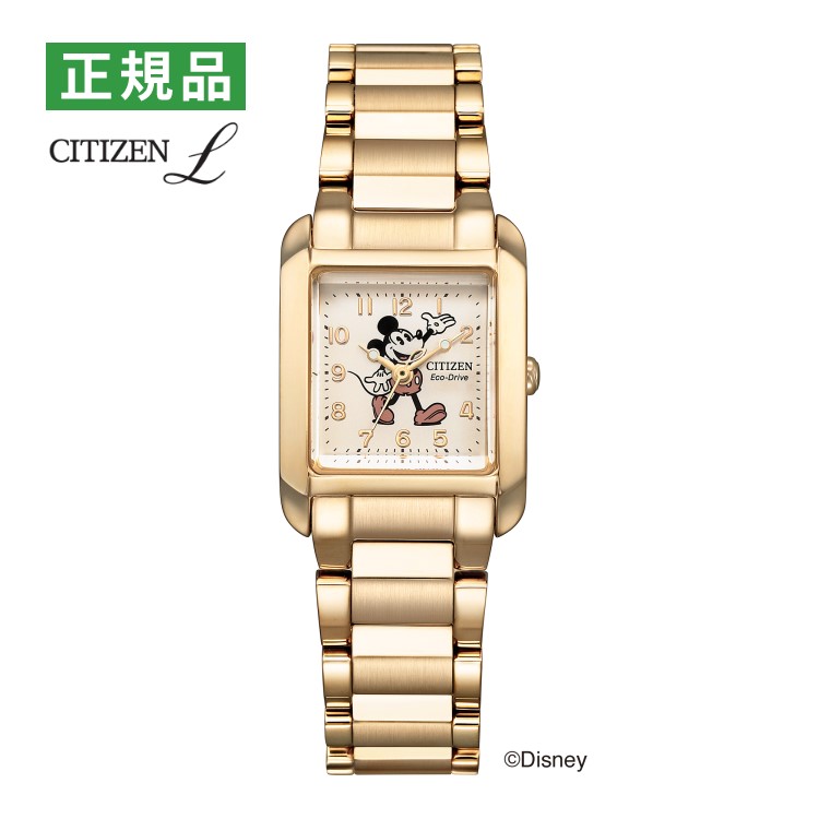 CITIZEN L シチズン エル Disney Collection ディズニーコレクション EW5609-58W Eco-Drive エコ・ドライブ レディース 腕時計 ステンレス（ウォームゴールドめっき） サファイアガラス 5気圧防水 限定モデル400本
