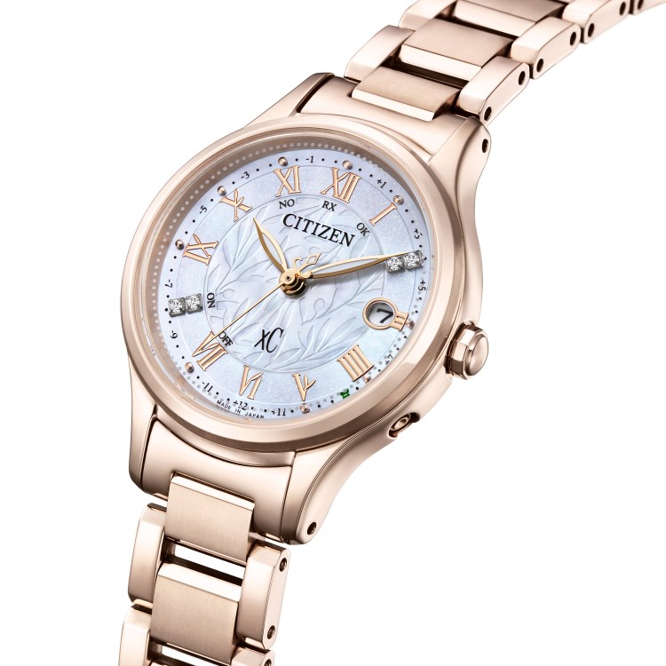 CITIZEN シチズン xC クロスシー hikari collection KEIKO KITAGAWA Limited Model （北川景子 限定モデル） 光発電 エコ・ドライブ 電波ソーラー レディース 腕時計 ES9498-51D スーパーチタニウム サクラピンク 白蝶貝文字板 日本製