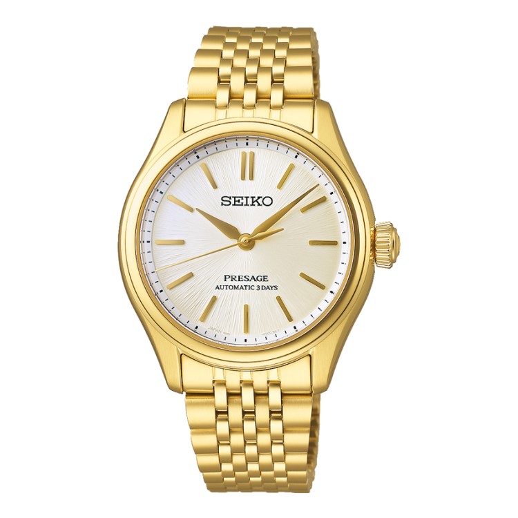 SEIKO セイコー Presage プレザージュ Classic Series クラシックシリーズ SARX132 メンズ 自動巻き（手巻き付）41時間パワーリザーブ Hardlexガラス 5気圧防水 シースルーバック