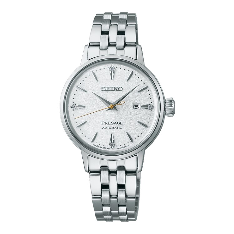 SEIKO セイコー PRESAGE プレザージュ Cocktail Time カクテルタイム SRRW005 レディース腕時計 自動巻き 手巻き付き ダイヤ入りダイヤル ゴールドケース