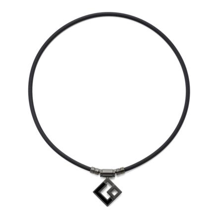 コラントッテ 磁気ネックレス TAO ネックレス AURA (タオ ネックスス アウラ) マッドブラック × ブラック Mサイズ ABARW53M