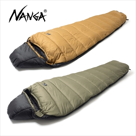 ナンガ 別注化繊 シュラフ アプローチ シンセシック ファイバー 1200 オリーブ レギュラー