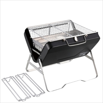 キャプテンスタッグ CSブラックラベル V型ファイアグリル(ワイド) UG-77