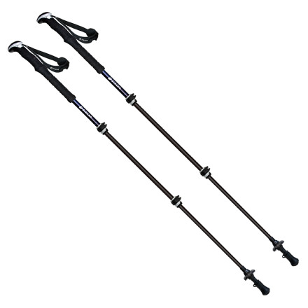 シナノ トレッキングポール (#21S-03NV) ネイビー FAST-115 カーボンW